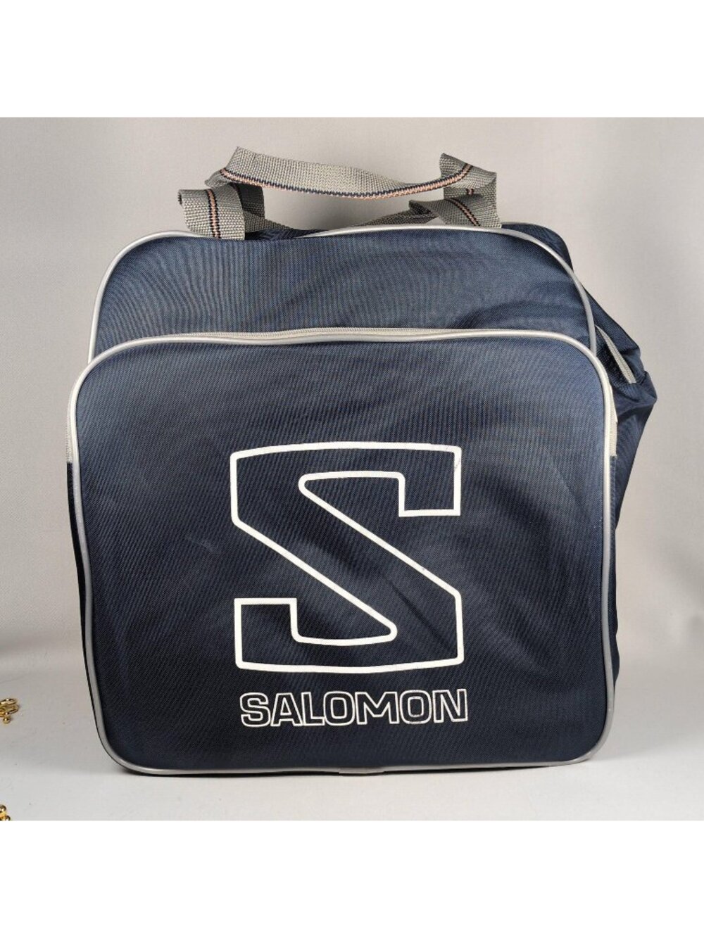 Vintage Salomon Ski Boot Bag Navy Blue 1980s Backpack Straps Carry Handles